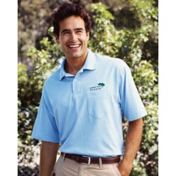 054P Hanes Stedman 5.5 oz. 50/50 Jersey Pocket Polo