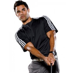 A72 Adidas Golf ClimaLite 3-Stripes Golf Tee