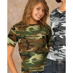 2206 Code V Youth Camouflage Cotton T-Shirt
